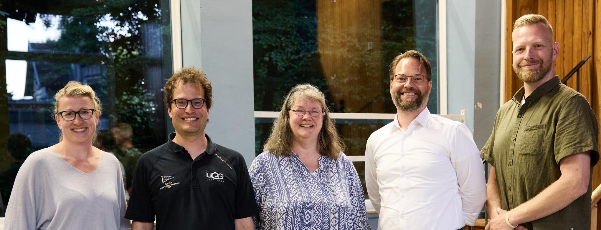 Die 5 Mitglieder des Vorstands